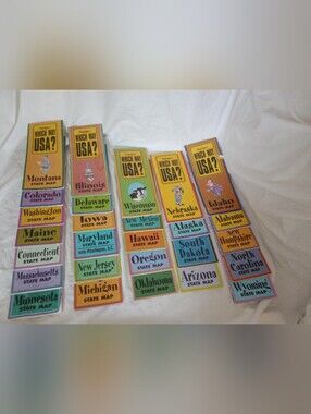 27 Highlights State Maps Which Way USA Child Learning Education Geography